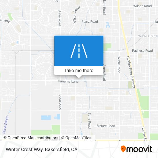 Mapa de Winter Crest Way