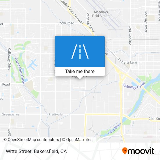 Witte Street map