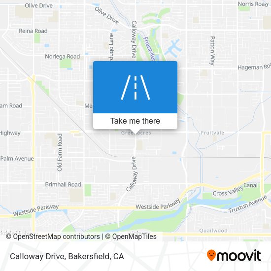 Calloway Drive map