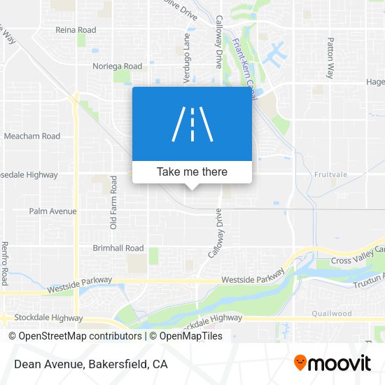 Dean Avenue map