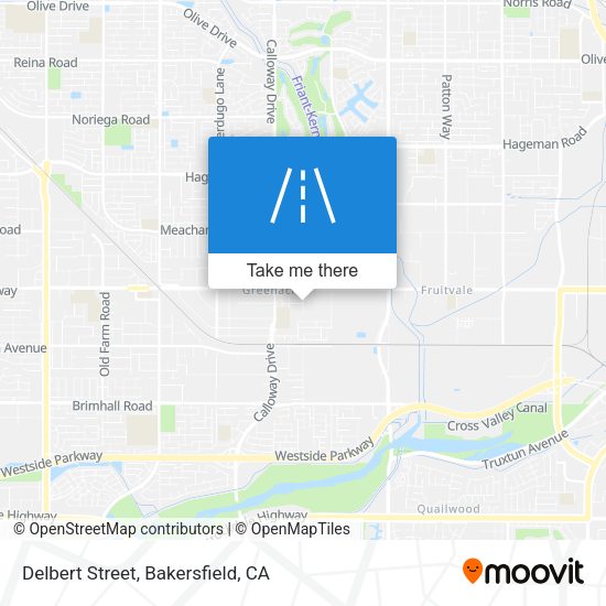 Mapa de Delbert Street