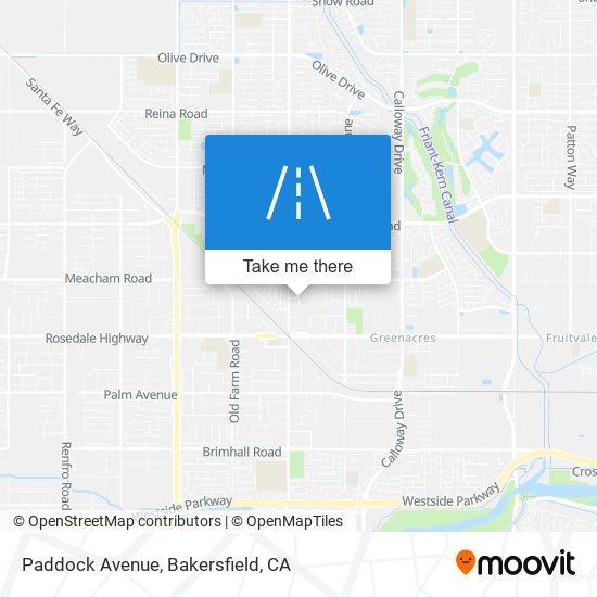 Paddock Avenue map