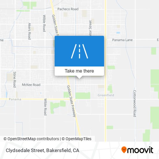 Clydsedale Street map