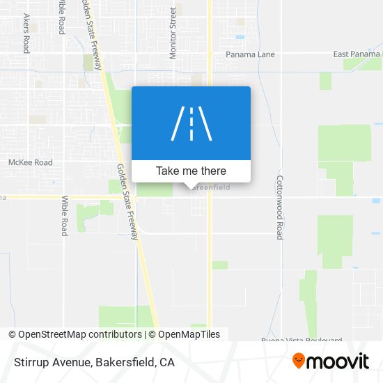 Stirrup Avenue map