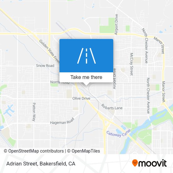 Adrian Street map