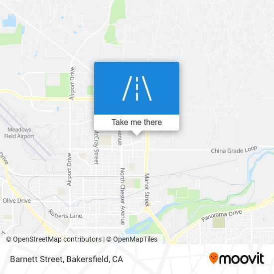 Barnett Street map