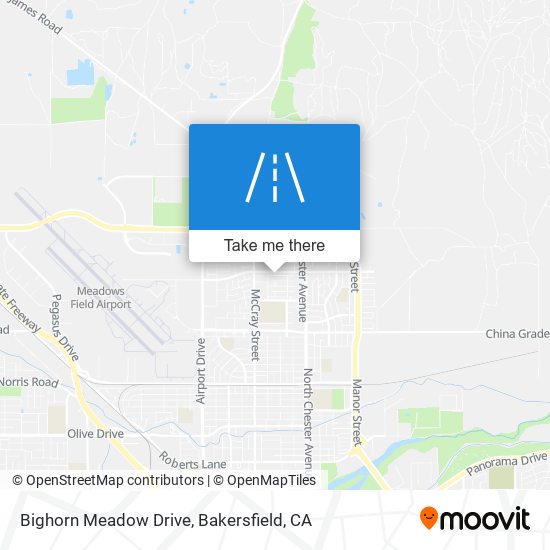 Bighorn Meadow Drive map