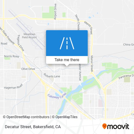 Decatur Street map