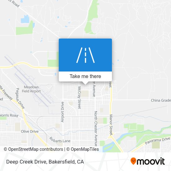 Mapa de Deep Creek Drive