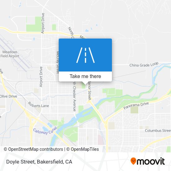 Doyle Street map