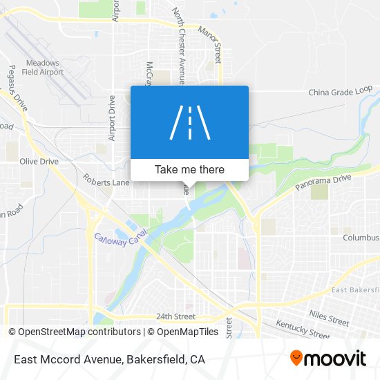 East Mccord Avenue map