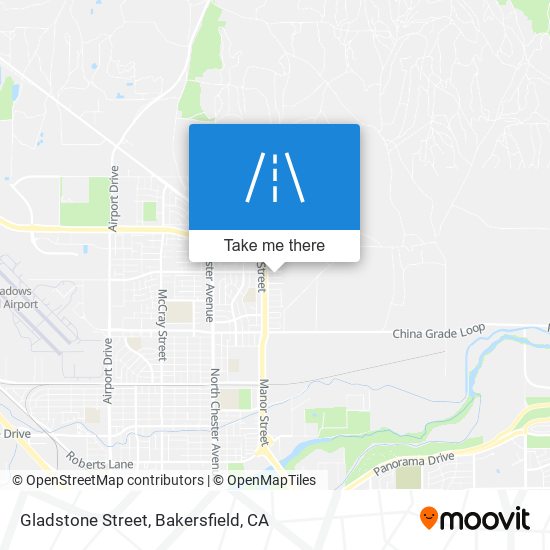 Gladstone Street map