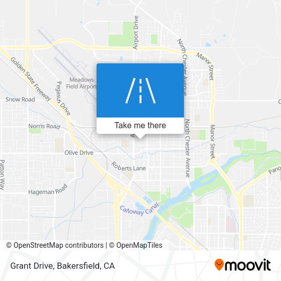 Grant Drive map