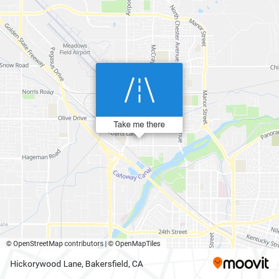 Hickorywood Lane map