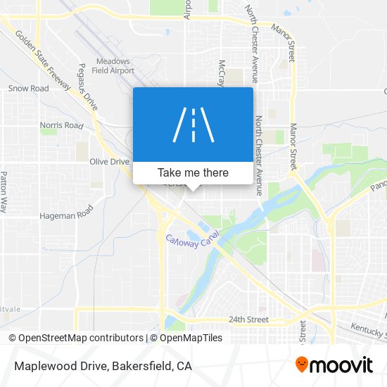 Maplewood Drive map