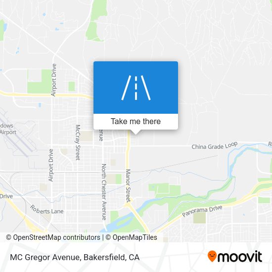Mc Gregor Avenue map