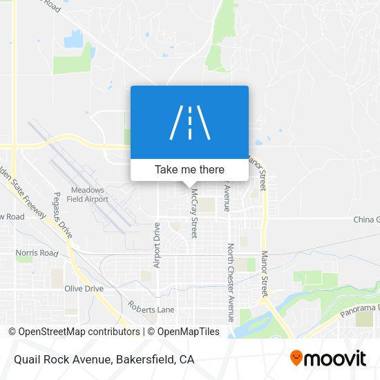 Quail Rock Avenue map