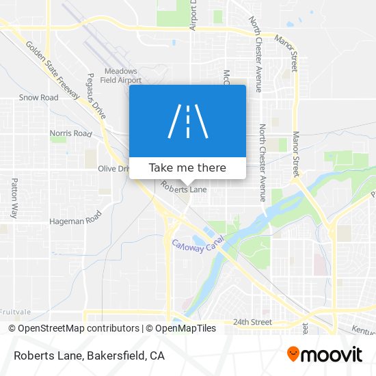 Roberts Lane map