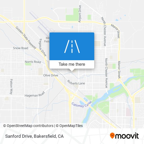 Sanford Drive map