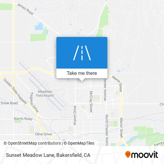 Mapa de Sunset Meadow Lane