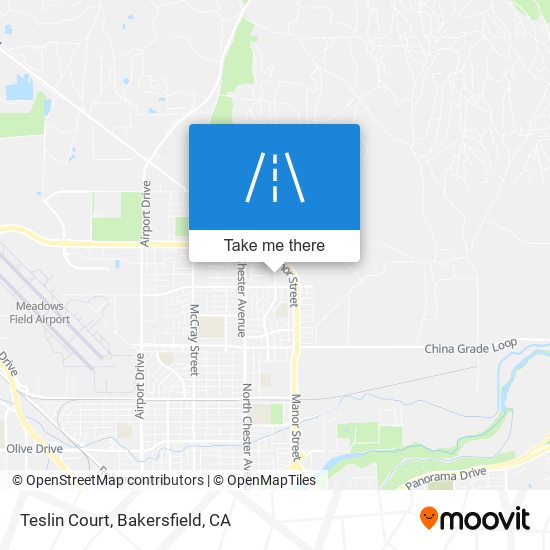 Teslin Court map