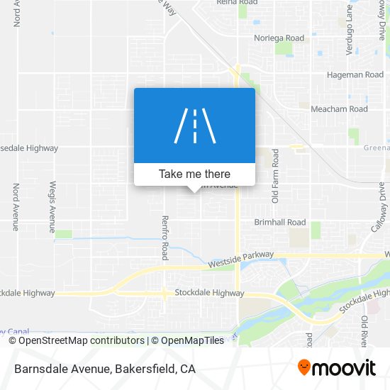 Mapa de Barnsdale Avenue