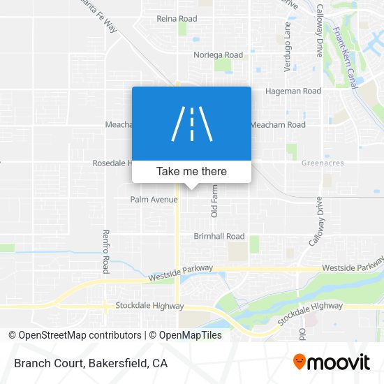 Branch Court map