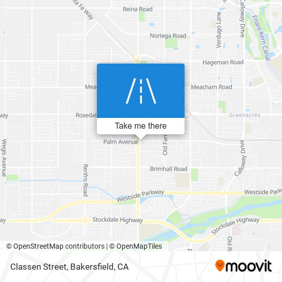 Classen Street map