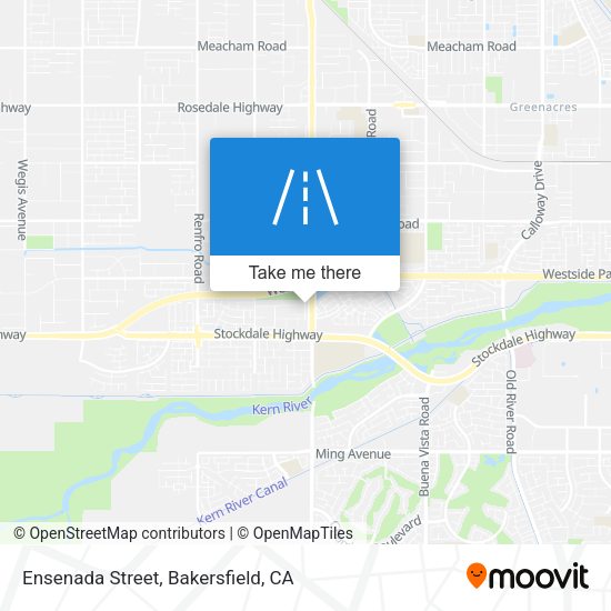 Ensenada Street map