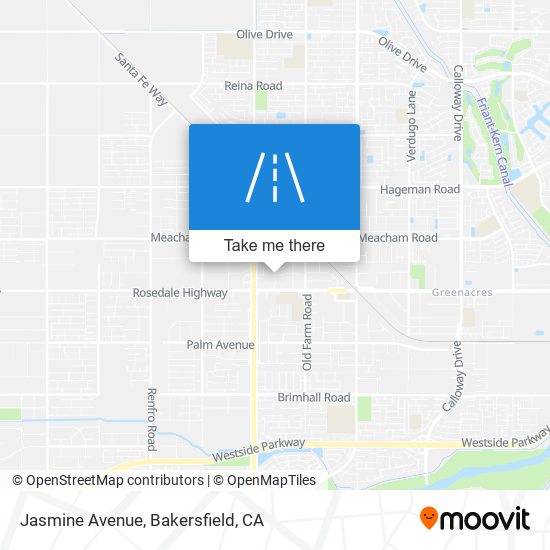 Jasmine Avenue map