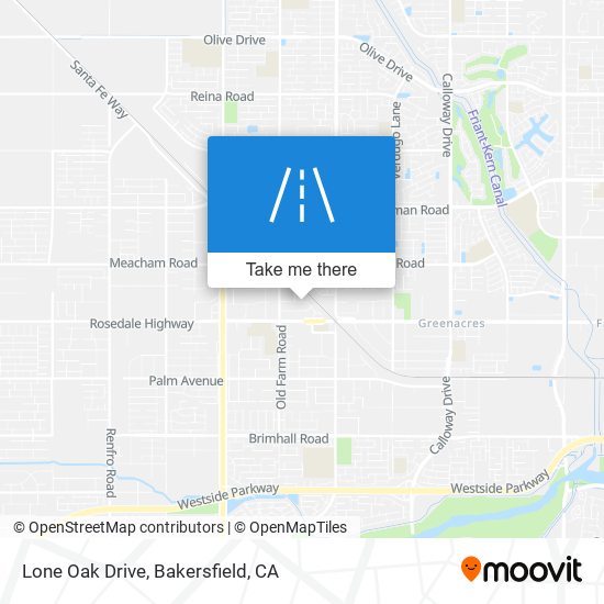 Lone Oak Drive map