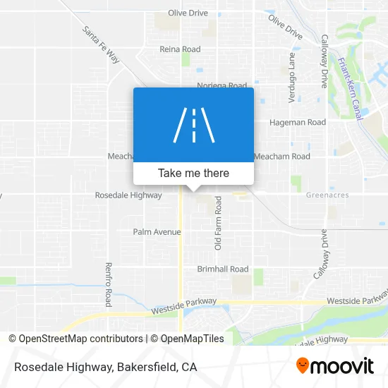 Rosedale Highway map