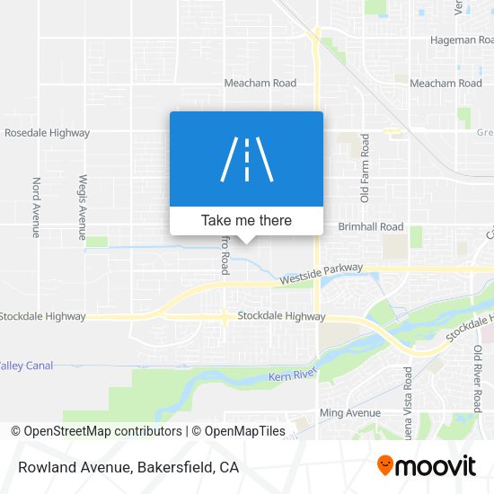 Rowland Avenue map