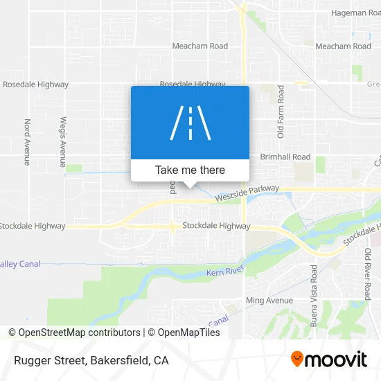 Rugger Street map