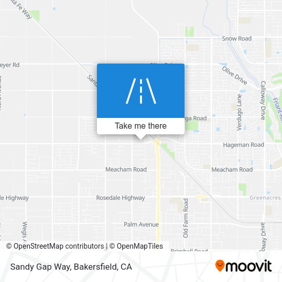 Mapa de Sandy Gap Way