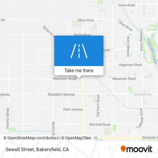 Sewell Street map