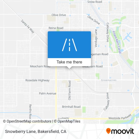 Snowberry Lane map