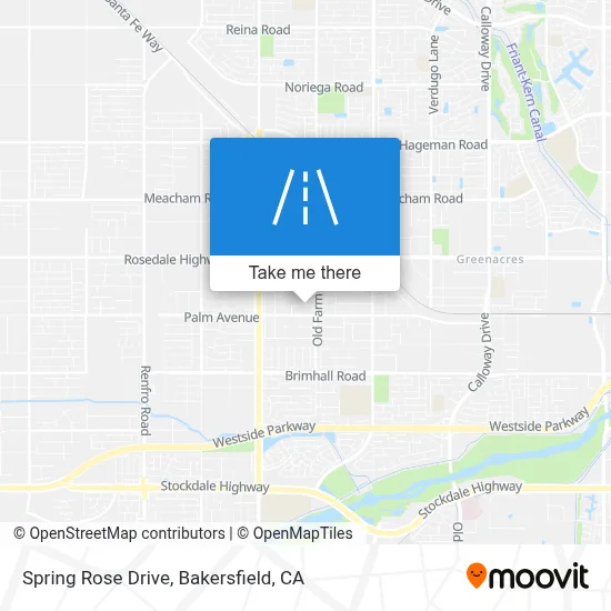 Spring Rose Drive map