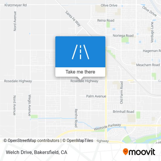 Mapa de Welch Drive
