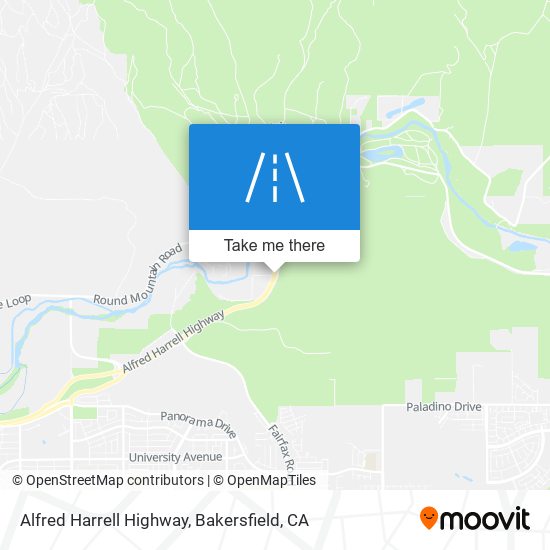 Alfred Harrell Highway map