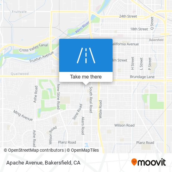 Apache Avenue map