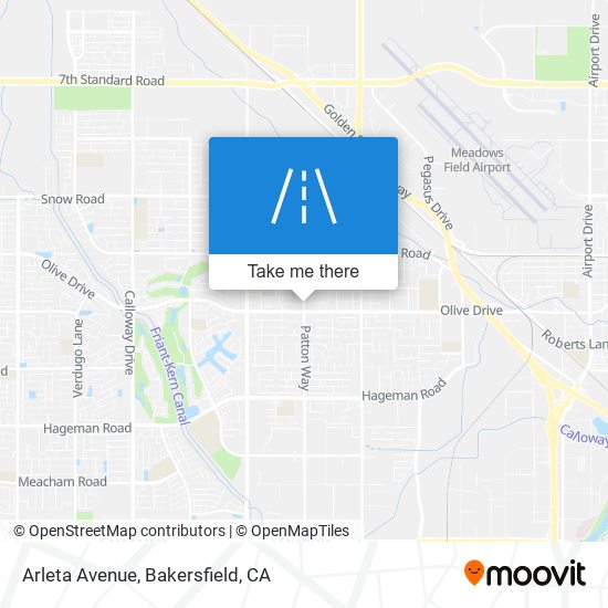 Arleta Avenue map