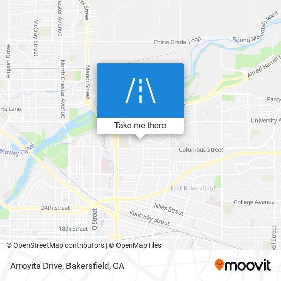 Arroyita Drive map