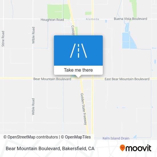 Bear Mountain Boulevard map