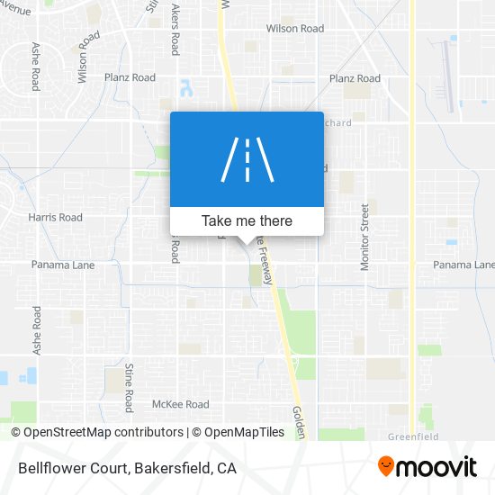 Bellflower Court map