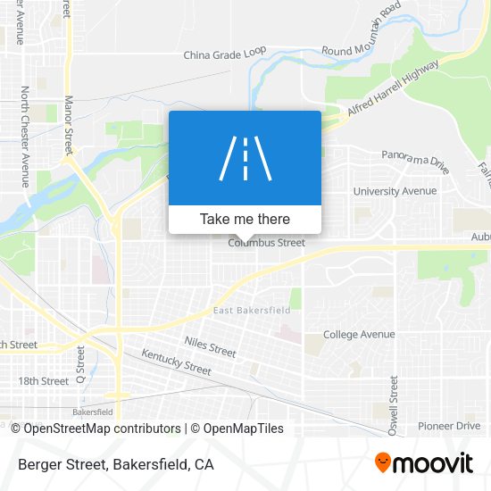 Mapa de Berger Street