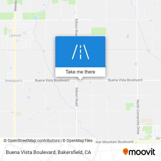 Buena Vista Boulevard map