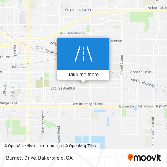 Burnett Drive map