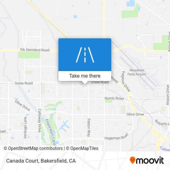 Canada Court map