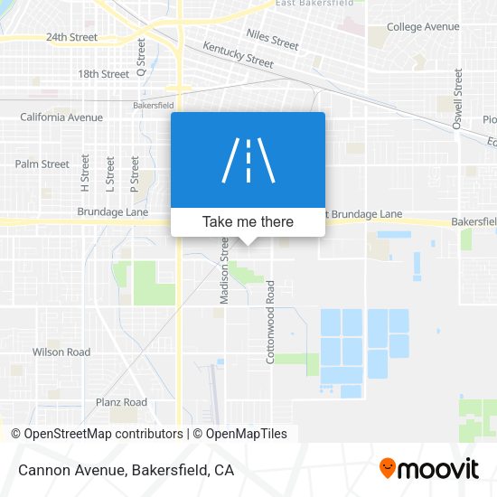 Cannon Avenue map